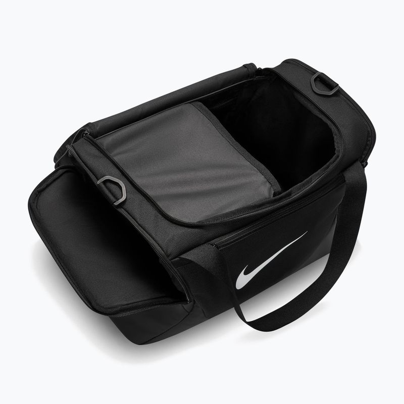 Tréningová taška Nike Brasilia Duffel Extra Small 24 l black/black/white 7