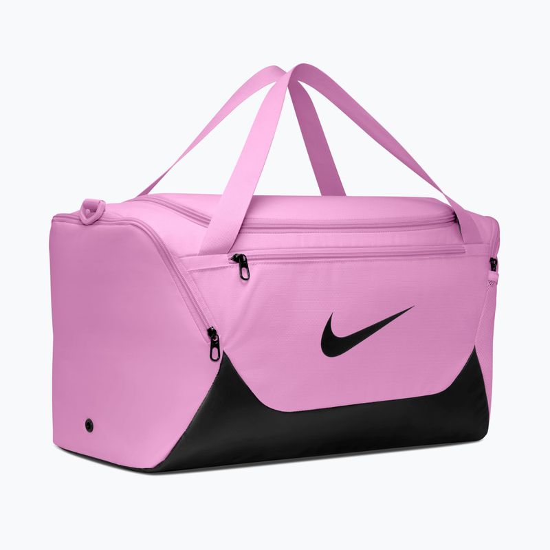 Tréningová taška Nike Brasilia Duffel Small 40 l light magenta/black/black 2