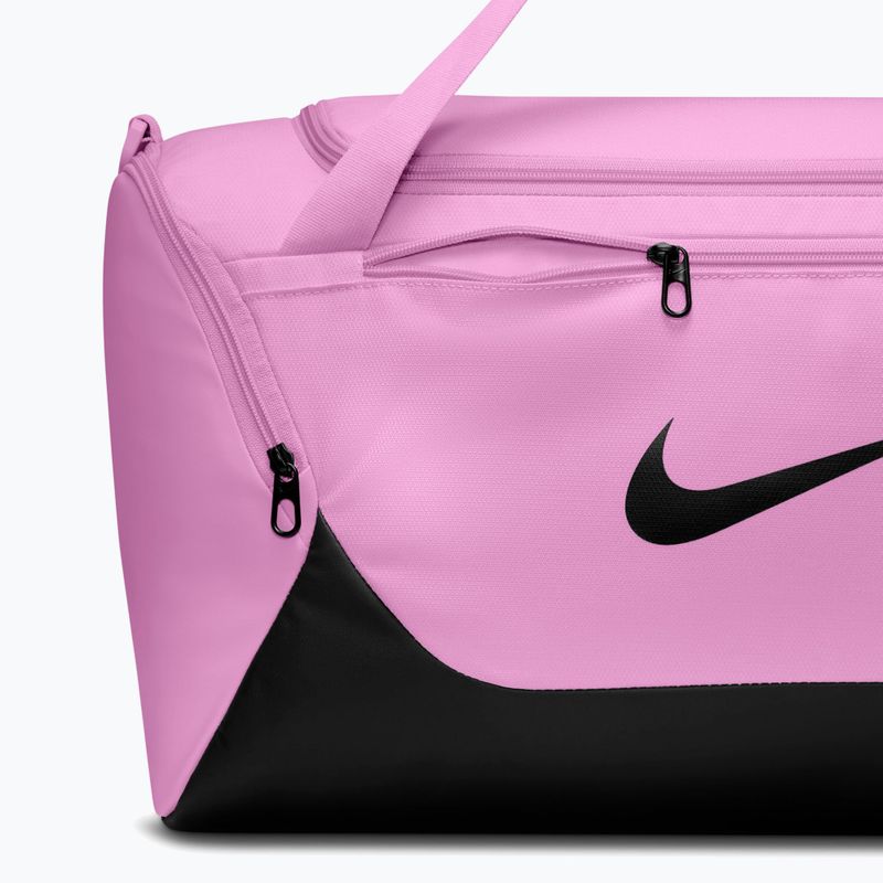 Tréningová taška Nike Brasilia Duffel Small 40 l light magenta/black/black 6
