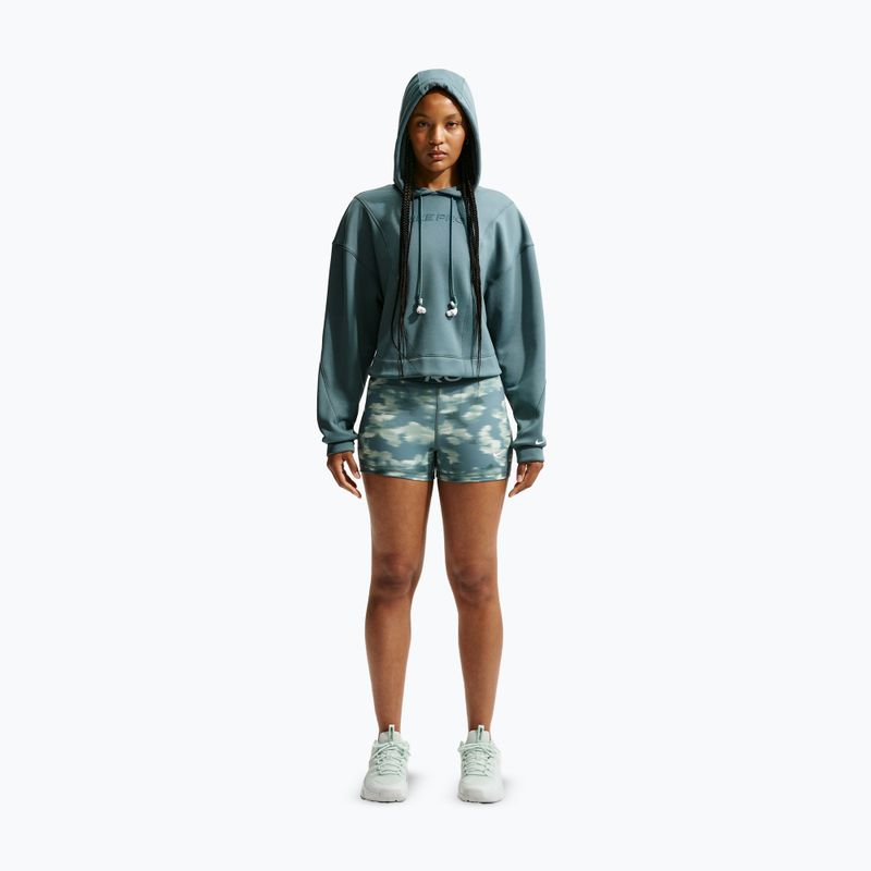 Dámska tréningová mikina Nike Pro Therma-Fit Hoodie mineral slate/white 2