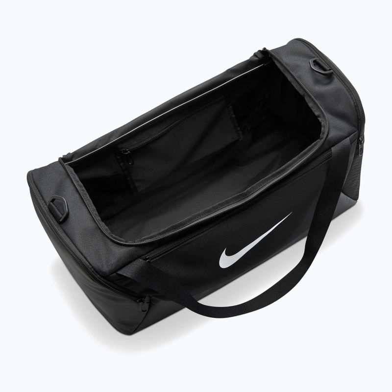 Tréningová taška Nike Brasilia Duffel Small 40 l black/black/white 4