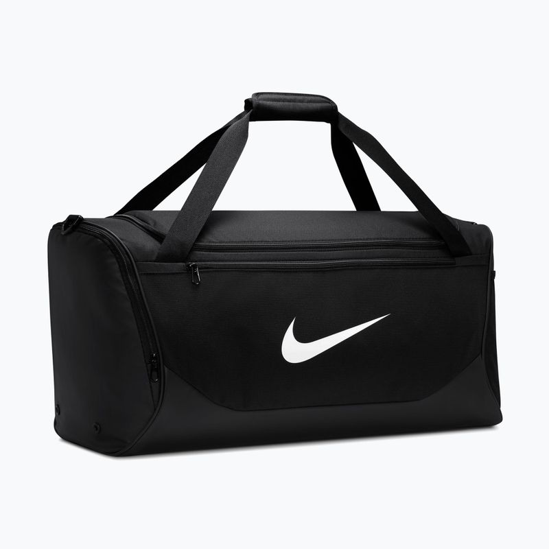 Tréningová taška Nike Brasilia Duffel Medium 60 l black/black/white 2