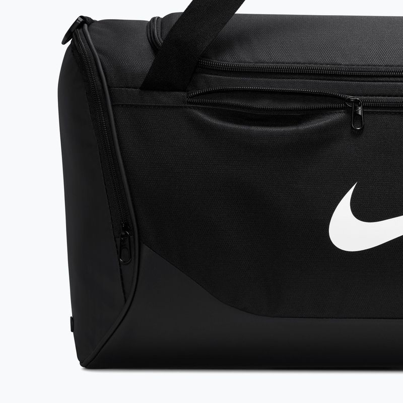 Tréningová taška Nike Brasilia Duffel Medium 60 l black/black/white 7