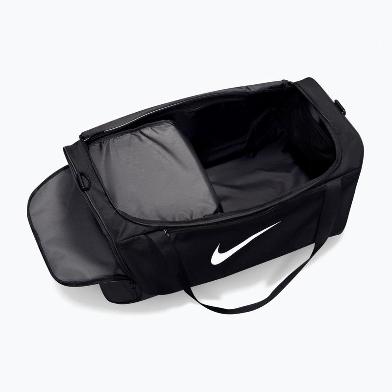 Tréningová taška Nike Brasilia Duffel Large 95 l black/black/white 5