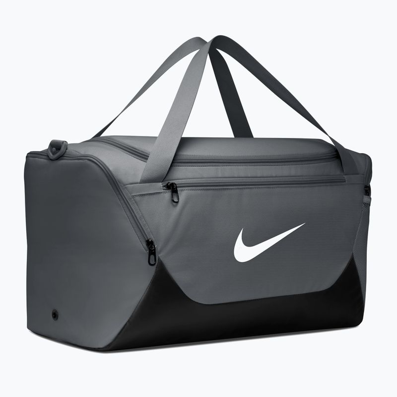Tréningová taška Nike Brasilia Duffel Small 40 l smoke grey/black/white 2