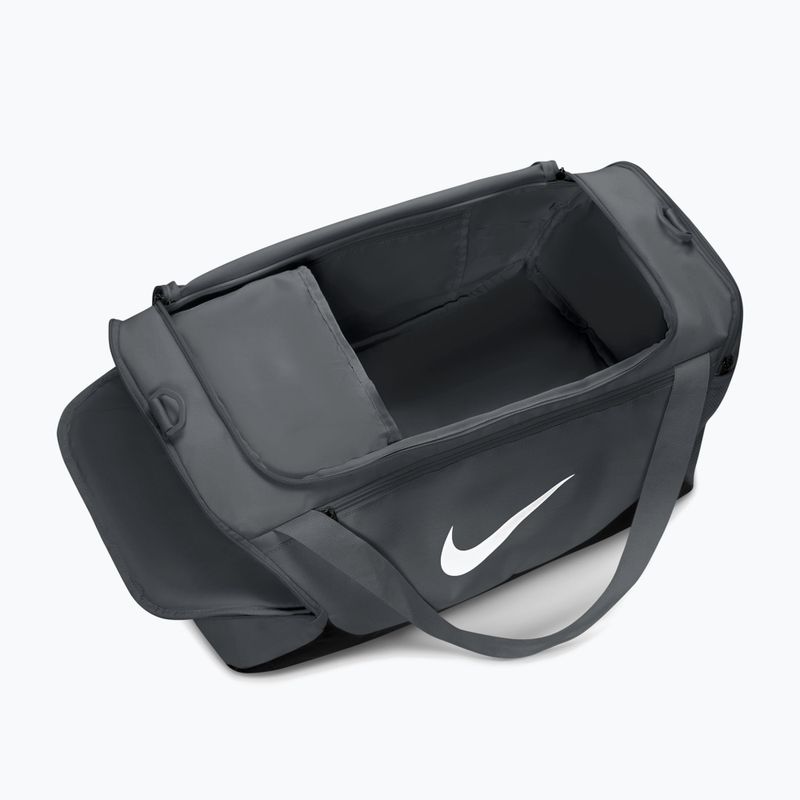 Tréningová taška Nike Brasilia Duffel Small 40 l smoke grey/black/white 4