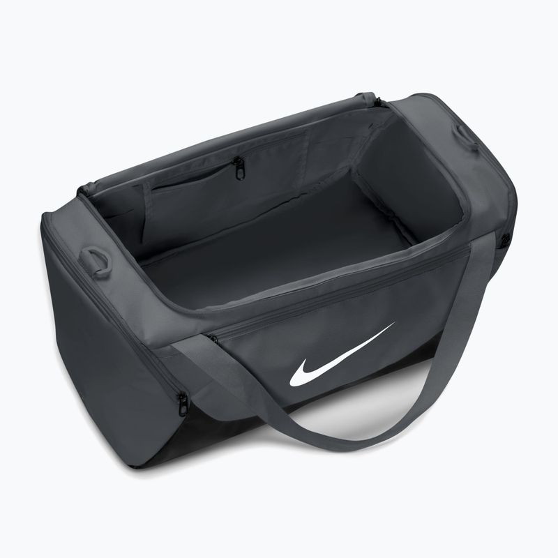 Tréningová taška Nike Brasilia Duffel Small 40 l smoke grey/black/white 5