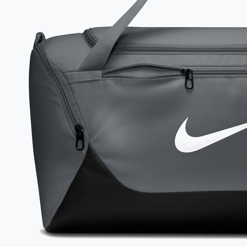 Tréningová taška Nike Brasilia Duffel Small 40 l smoke grey/black/white 6