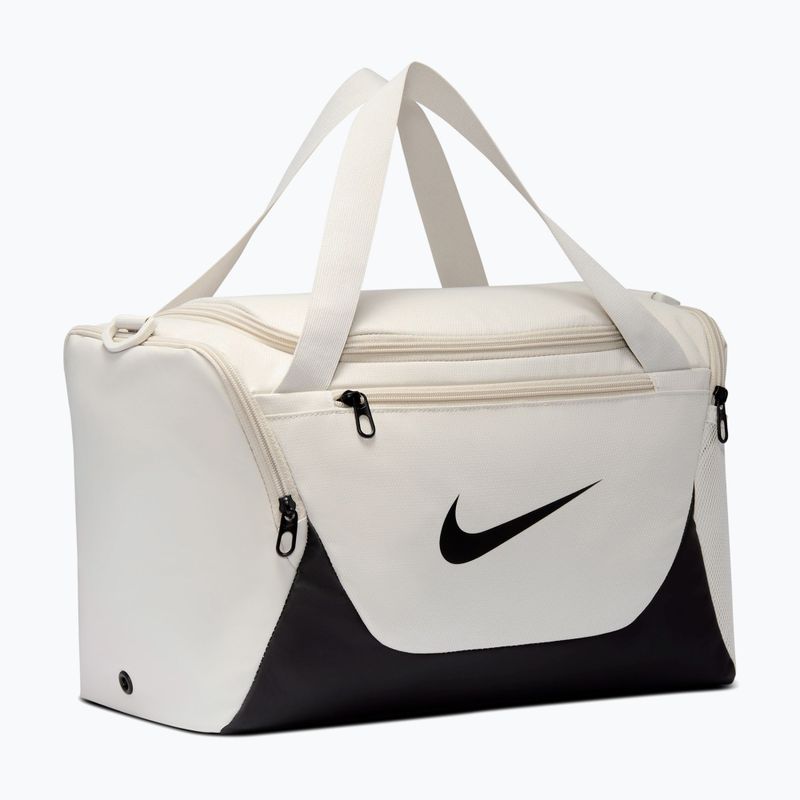 Tréningová taška Nike Brasilia Duffel Extra Small 24 l light bone/black/black 2