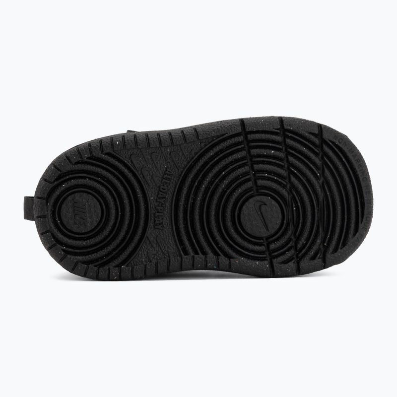 Detské topánky Nike Court Borough Low Recraft black/black/white 4