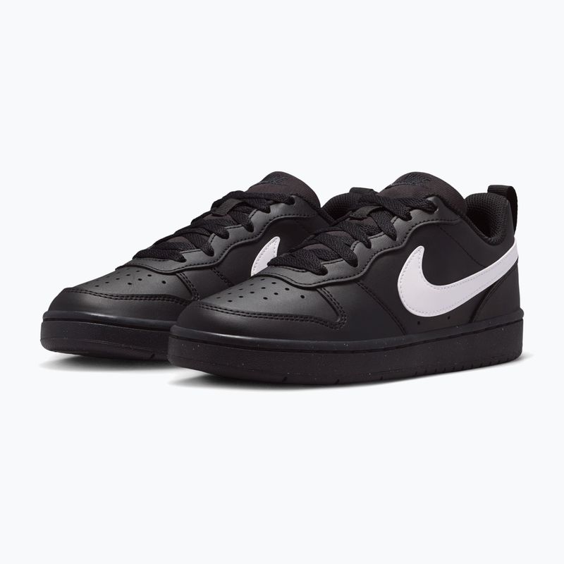 Detské topánky Nike Court Borough Low Recraft black/black/white 3