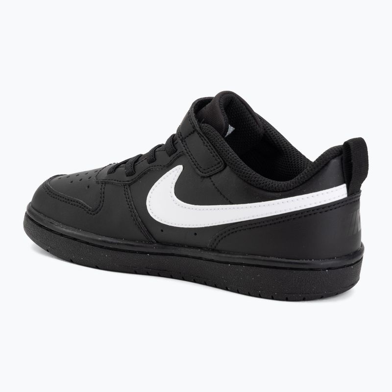 Detské topánky Nike Court Borough Low Recraft black/black/white 3