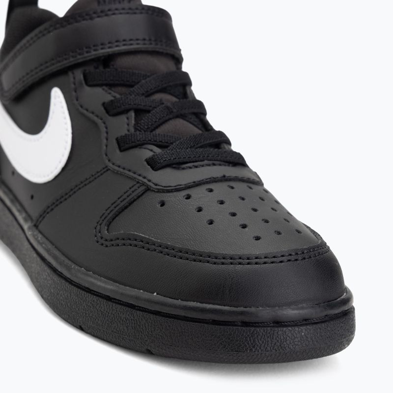 Detské topánky Nike Court Borough Low Recraft black/black/white 7
