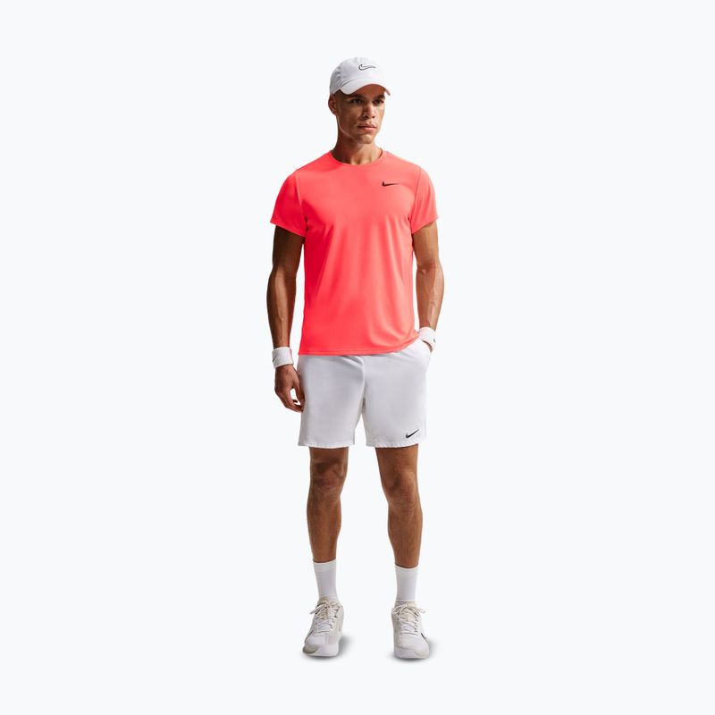 Pánske tenisové tričko Nike Court Dri-Fit Victory hot lava/black 2