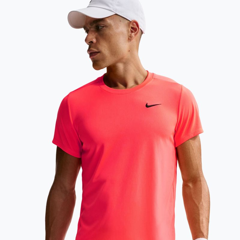Pánske tenisové tričko Nike Court Dri-Fit Victory hot lava/black 4