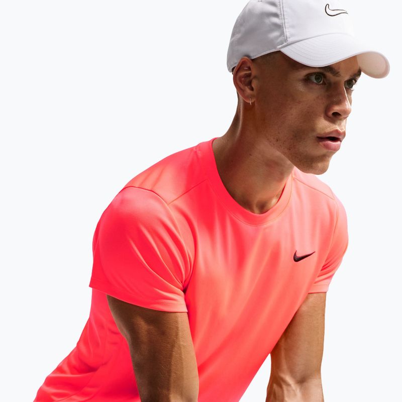 Pánske tenisové tričko Nike Court Dri-Fit Victory hot lava/black 6