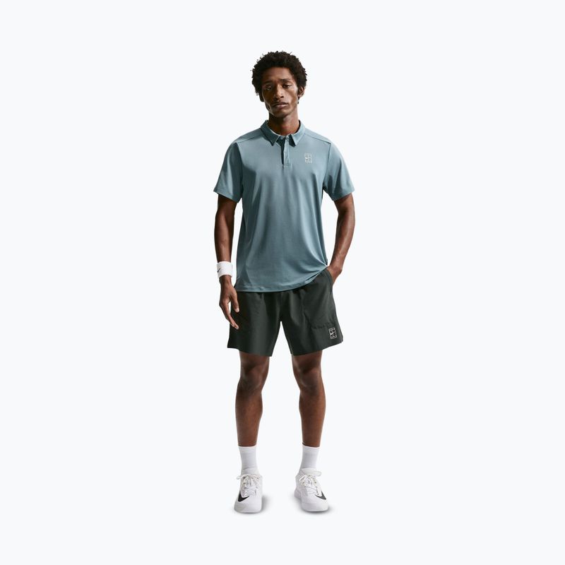 Pánske tenisové šortky Nike Court Dri-Fit Advantage 6" black spruce/white 2