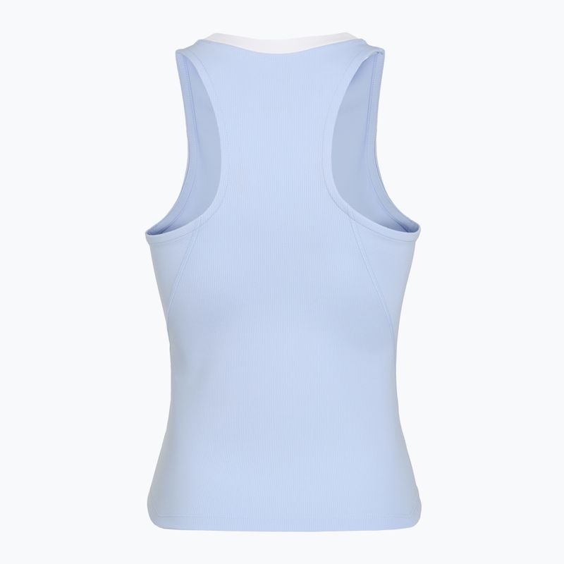 Dámske tenisové tričko Nike Court Dri-Fit Advantage Tank hydrogen blue/white/white 2