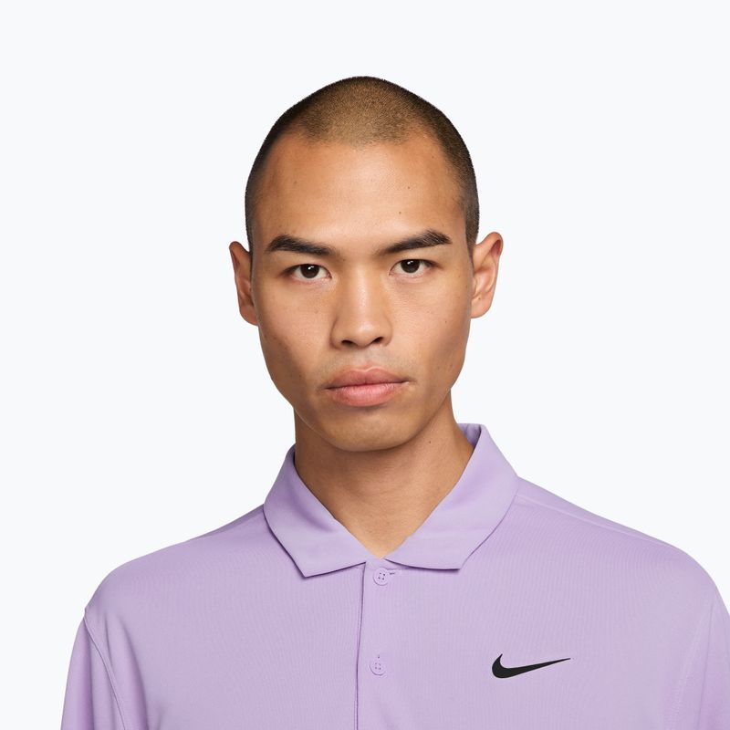 Pánske tenisové tričko Nike Court Dri-Fit Polo Solid violet mist/black 3