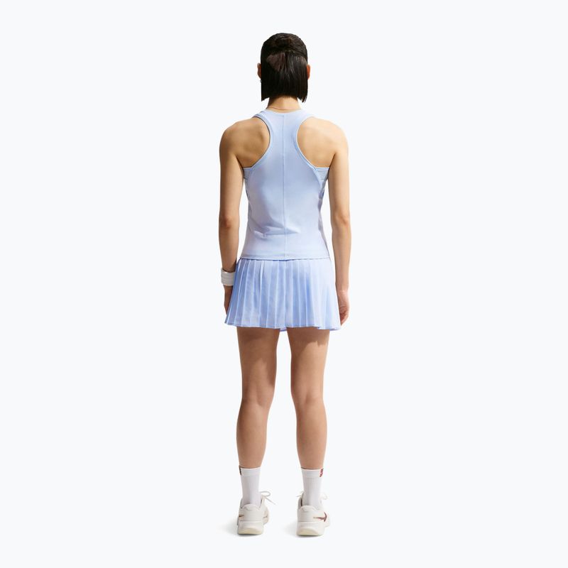 Tenisová sukňa Nike Victory Dri-Fit High-Waisted Pleated hydrogen blue/hydrogen blue/white 3