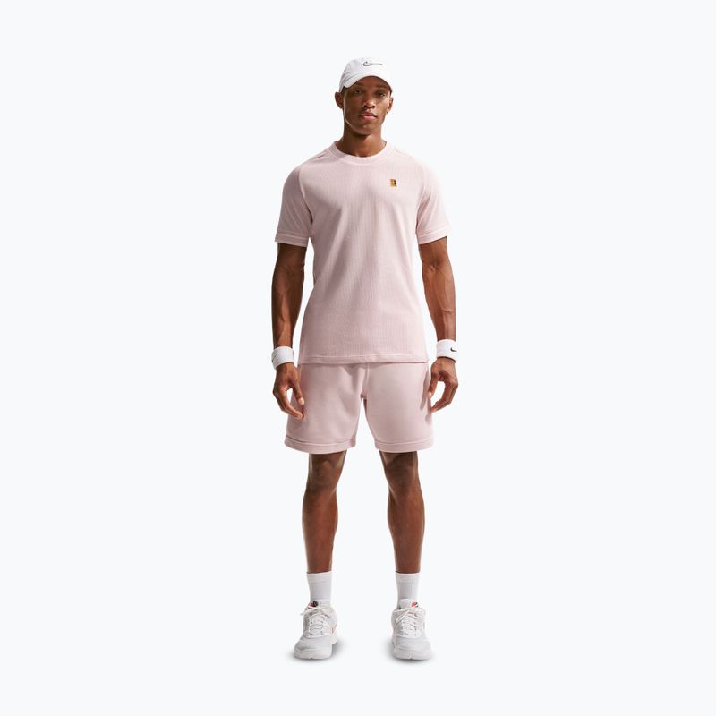 Pánske tenisové tričko Nike Court Heritage silt red 2