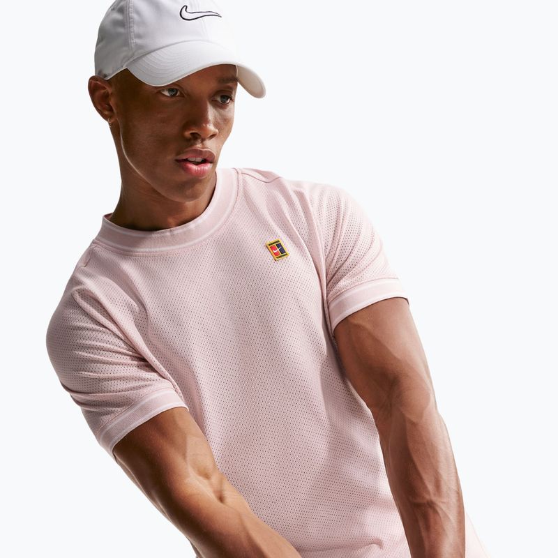 Pánske tenisové tričko Nike Court Heritage silt red 6