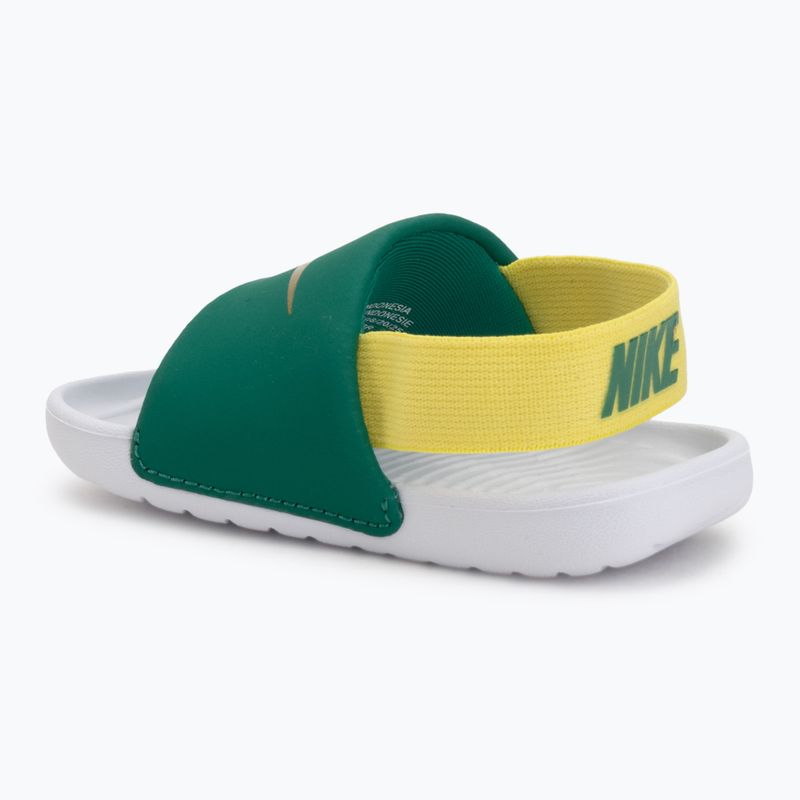 Detské šľapky Nike Kawa malachite/sonic yellow 3