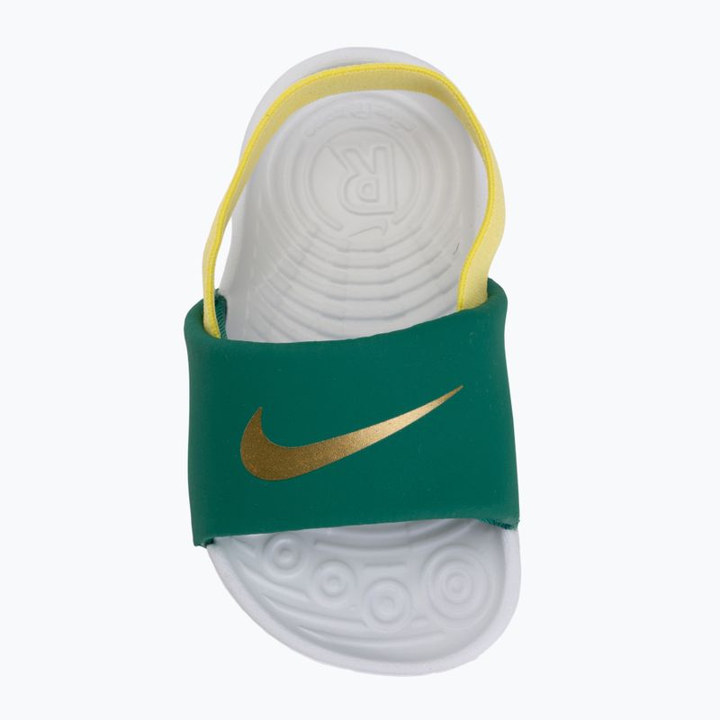 Detské šľapky Nike Kawa malachite/sonic yellow 5