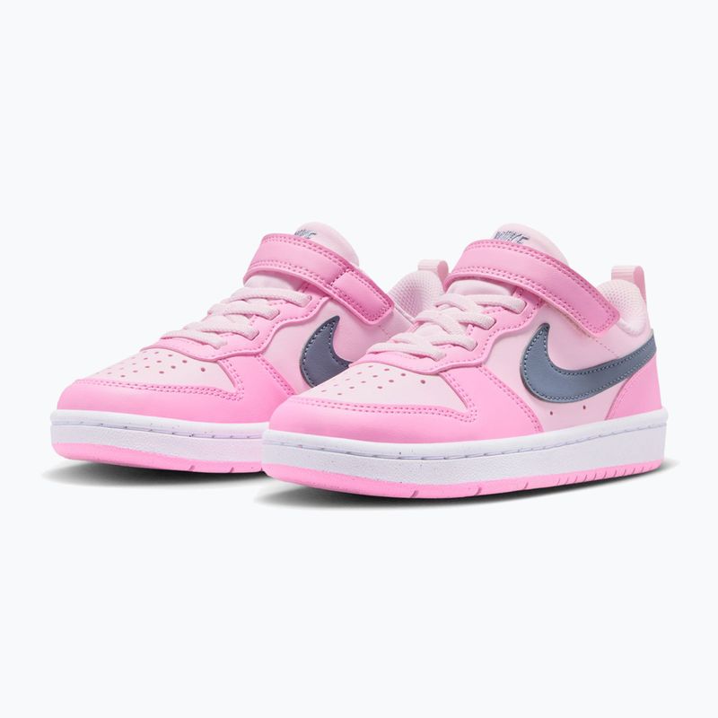 Detská obuv Nike Court Borough Low Recraft pink foam/pink rise/white/ashen slate 3