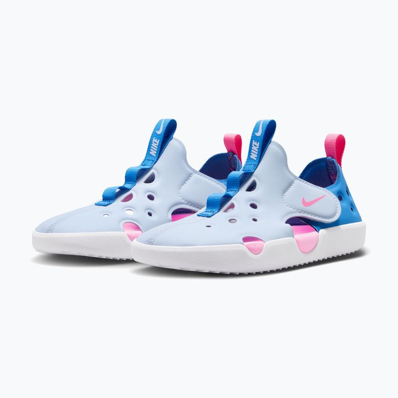 Detské sandále Nike Sunray Protect 4 HF6277 hydrogen blue/blue crystal/pink glow 3