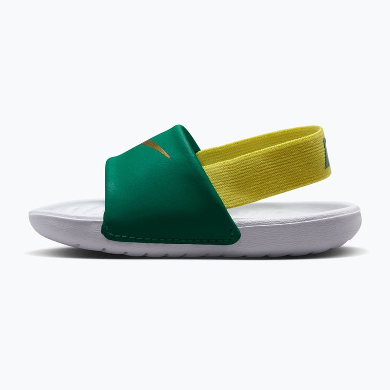Detské šľapky Nike Kawa malachite/sonic yellow 2