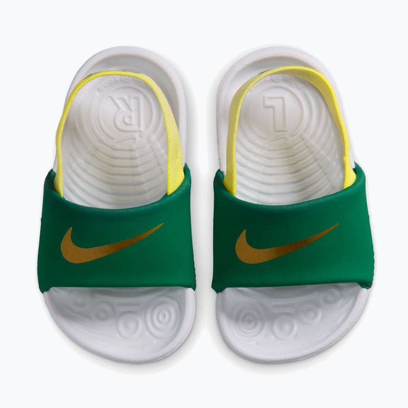 Detské šľapky Nike Kawa malachite/sonic yellow 5