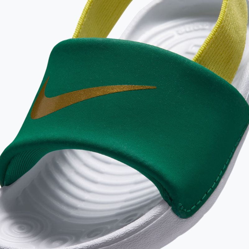 Detské šľapky Nike Kawa malachite/sonic yellow 7