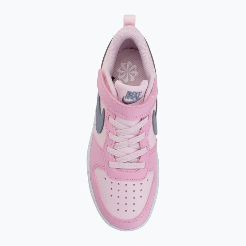 Detské topánky Nike Court Borough Low Recraft pink foam/pink rise/white/ashen slate 5