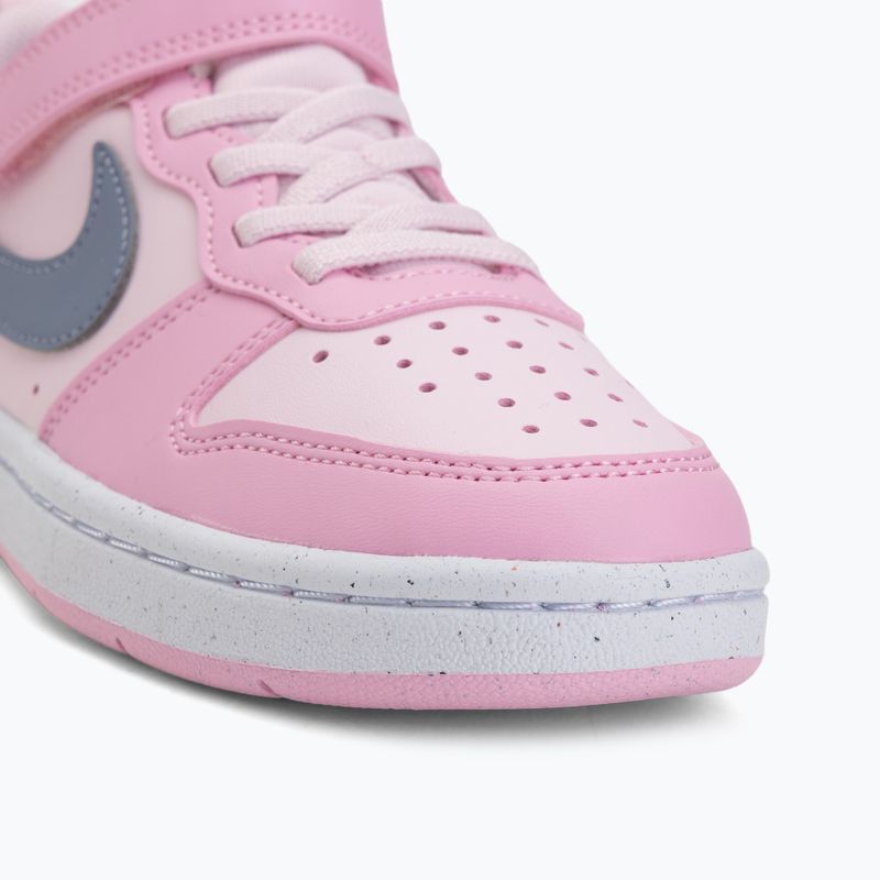 Detské topánky Nike Court Borough Low Recraft pink foam/pink rise/white/ashen slate 7