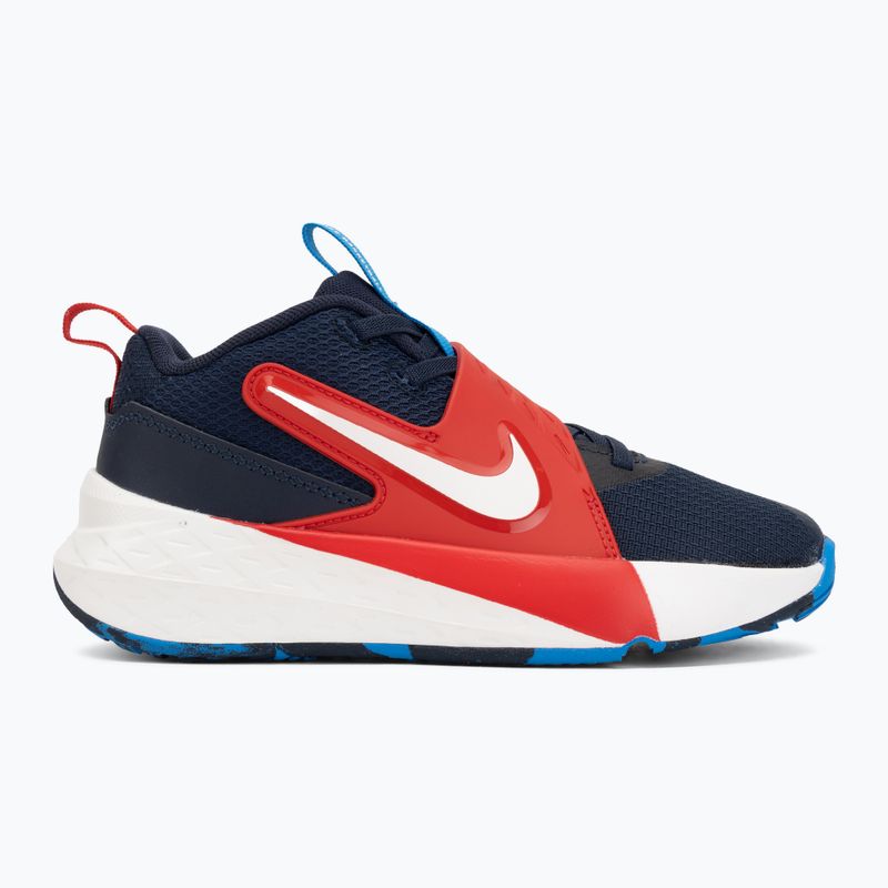 Detské topánky Nike Team Hustle D 12 tm navy/university red/photo blue/sail 2