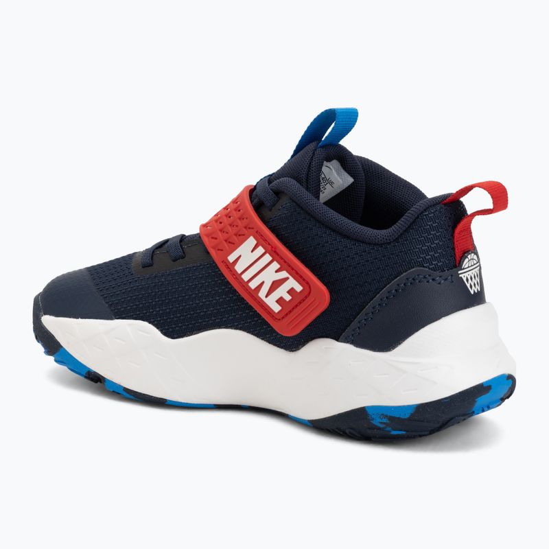 Detské topánky Nike Team Hustle D 12 tm navy/university red/photo blue/sail 3
