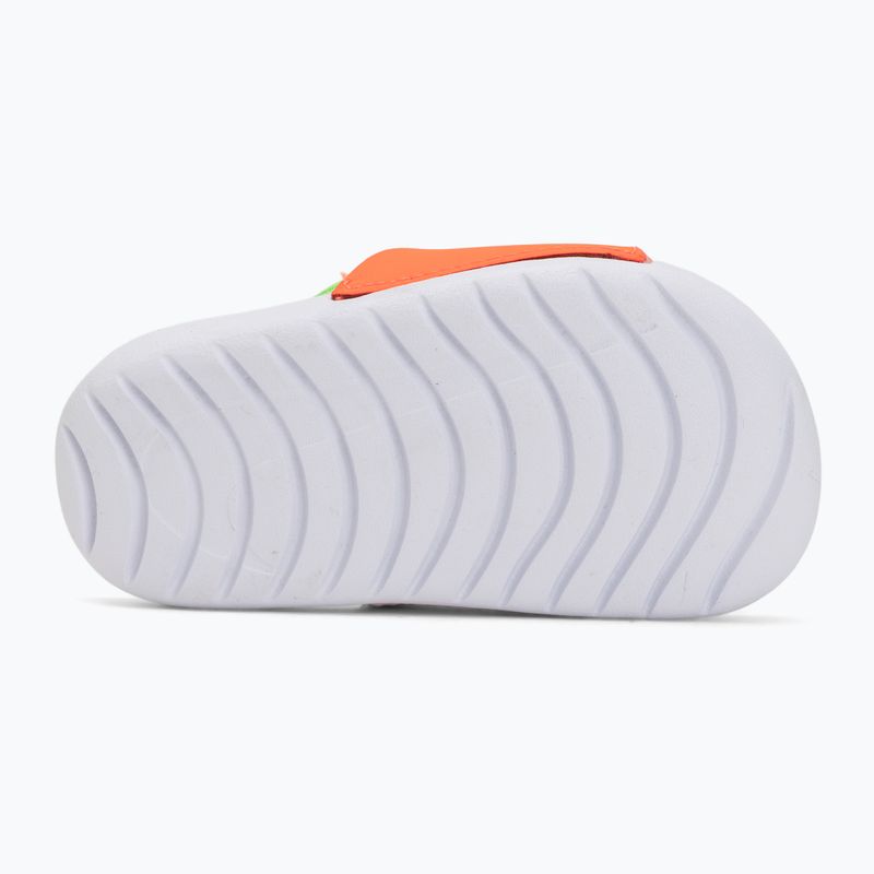 Detské šľapky Nike Kawa total orange/green strike 4