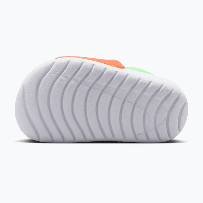 Detské šľapky Nike Kawa total orange/green strike 6