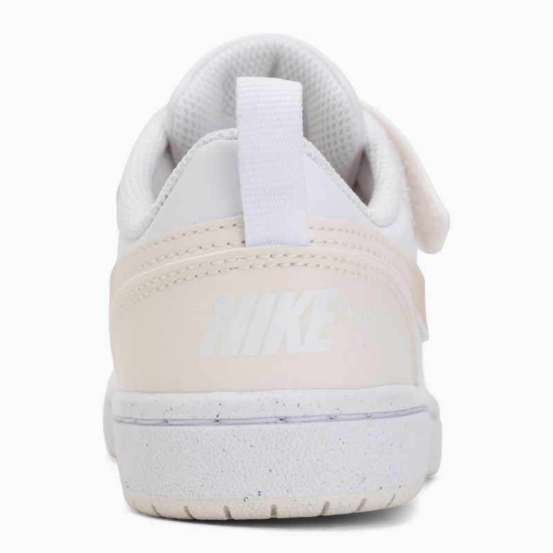 Detské topánky Nike Court Borough Low white/chalk/white/shimmer 6