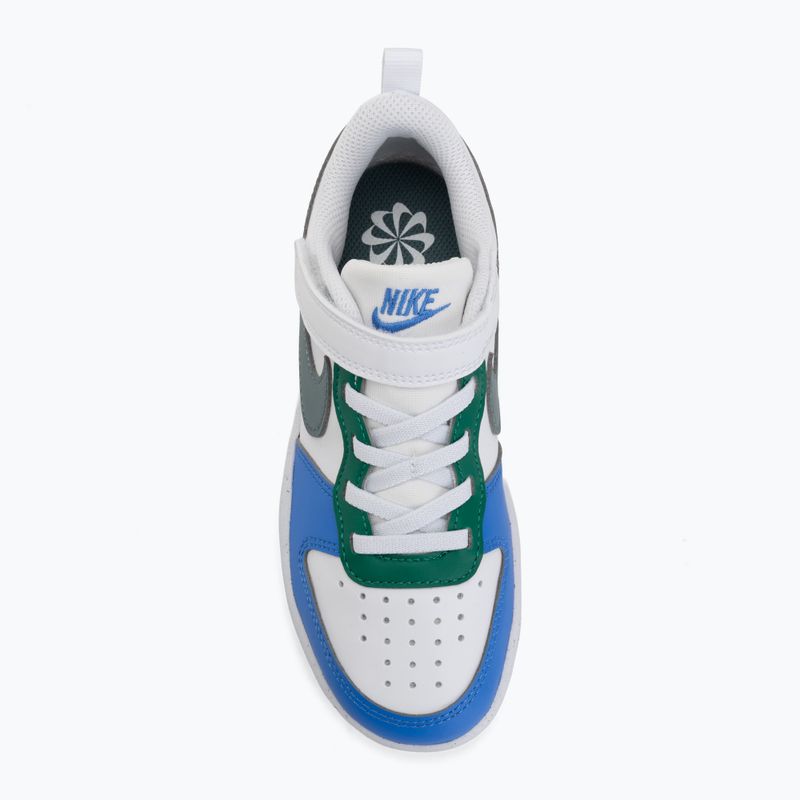 Detské topánky Nike Court Borough Low Recraft white/malachite/mineral slate 5