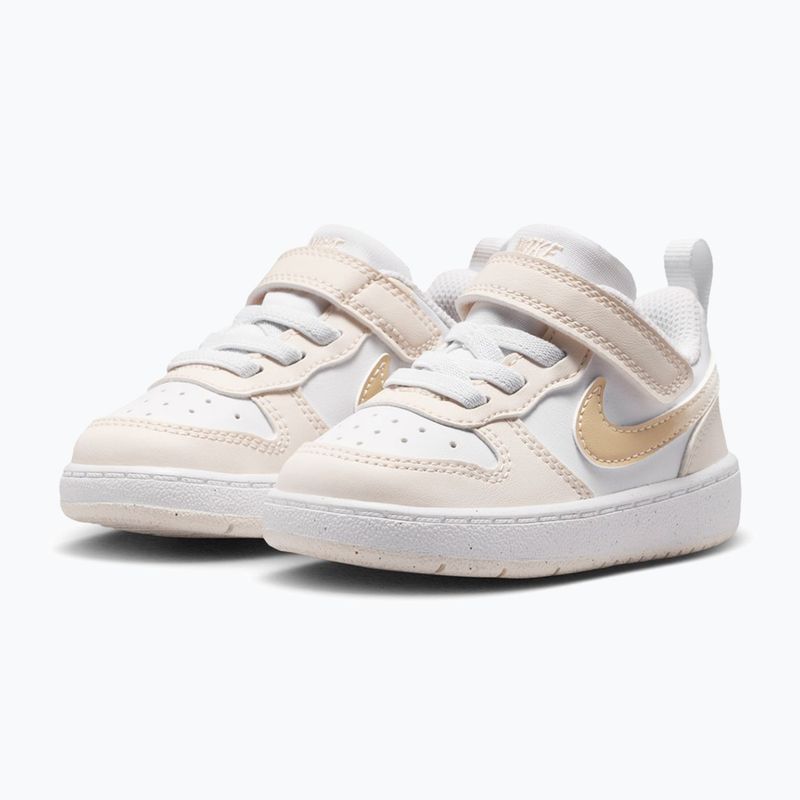 Detské topánky Nike Court Borough Low white/chalk/white/shimmer 3