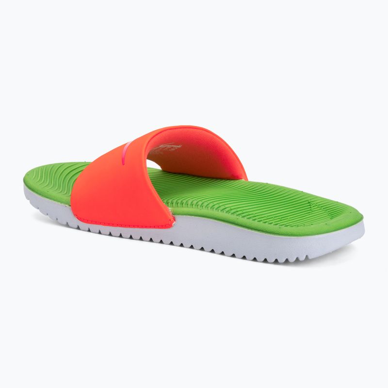 Šľapky Nike Coffee total orange/green strike/hyper pink 3