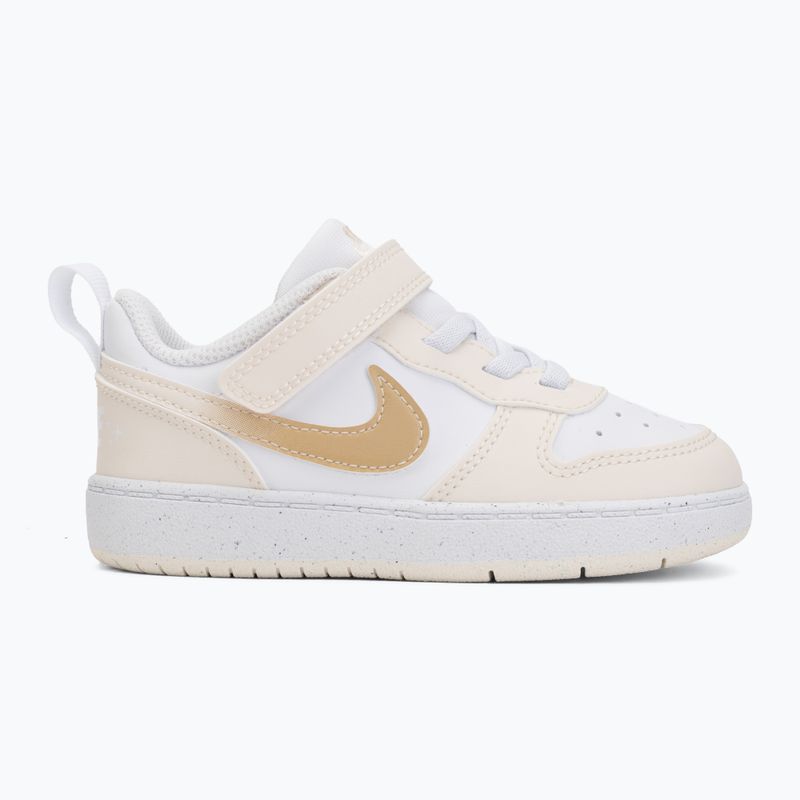 Detské topánky Nike Court Borough Low white/chalk/white/shimmer 2