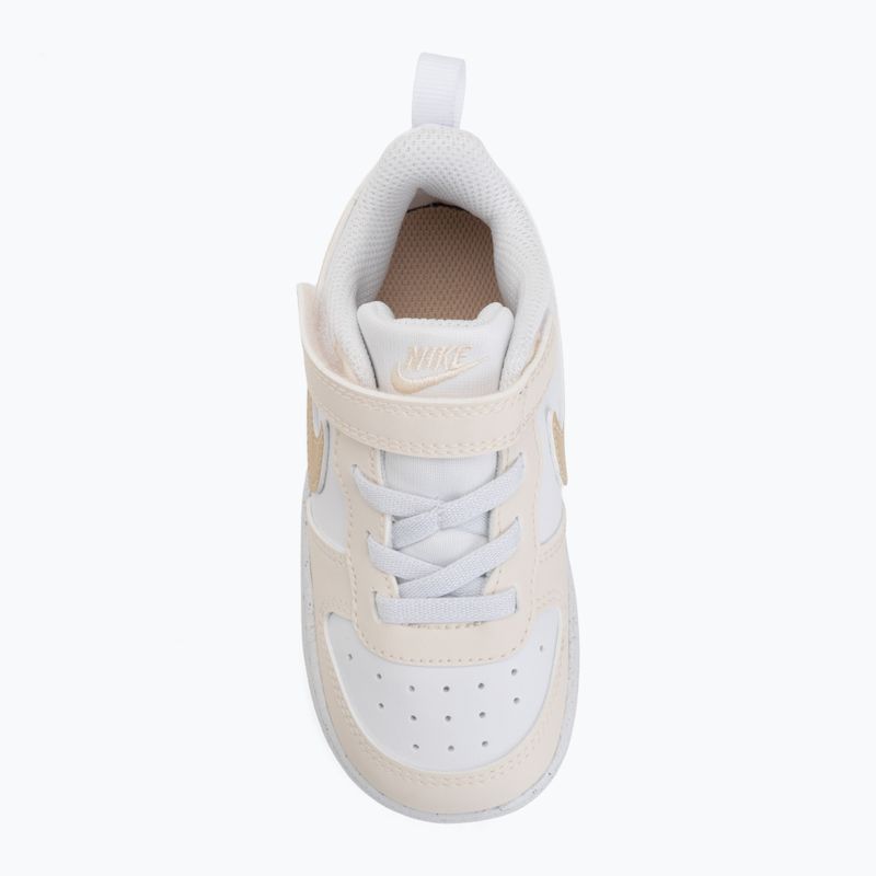Detské topánky Nike Court Borough Low white/chalk/white/shimmer 5