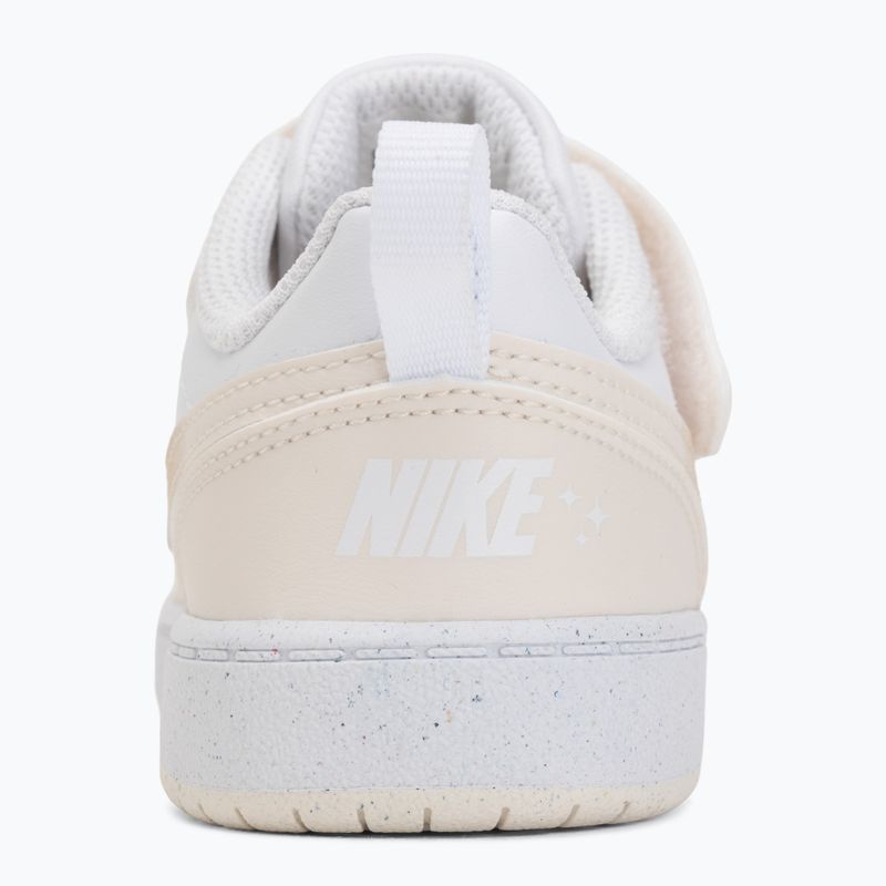 Detské topánky Nike Court Borough Low white/chalk/white/shimmer 6