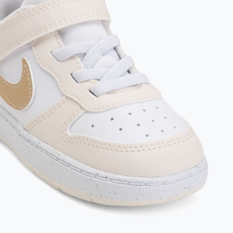Detské topánky Nike Court Borough Low white/chalk/white/shimmer 7