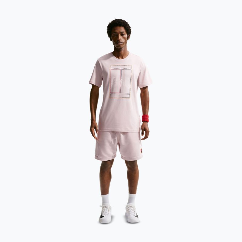 Pánske tričko Nike Court Heritage silt red 2