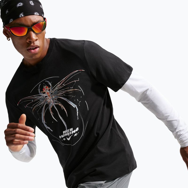 Pánske bežecké tričko Nike Dri-Fit Running black 4