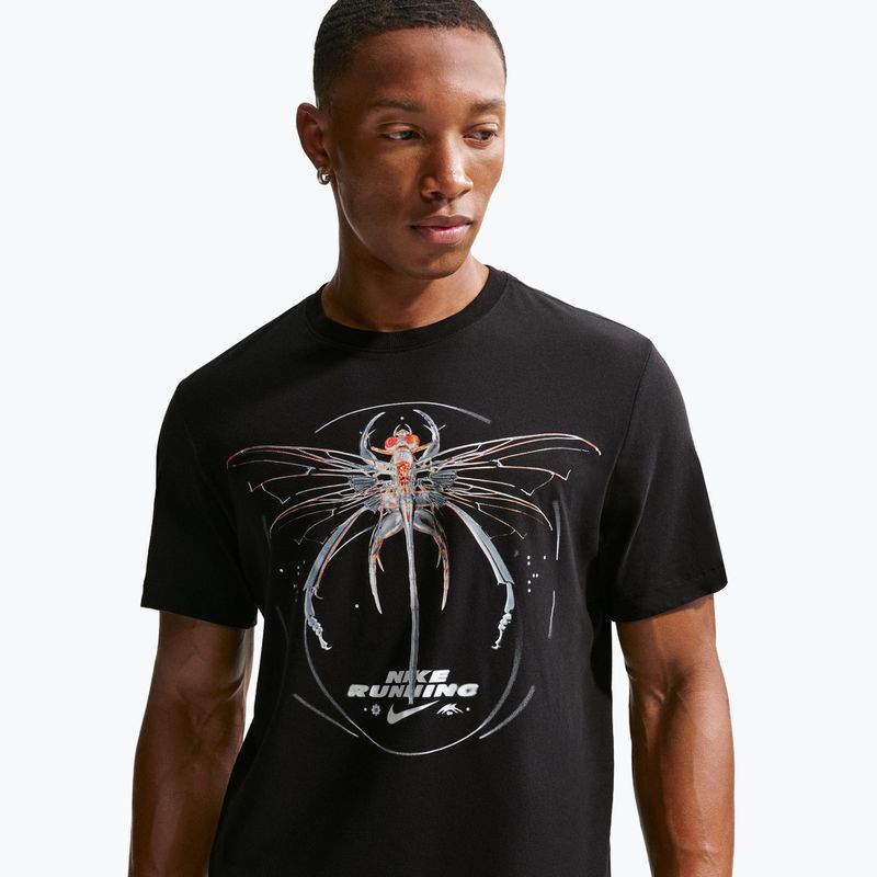 Pánske bežecké tričko Nike Dri-Fit Running black 5
